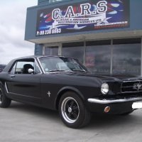 1965 Black Mustang
